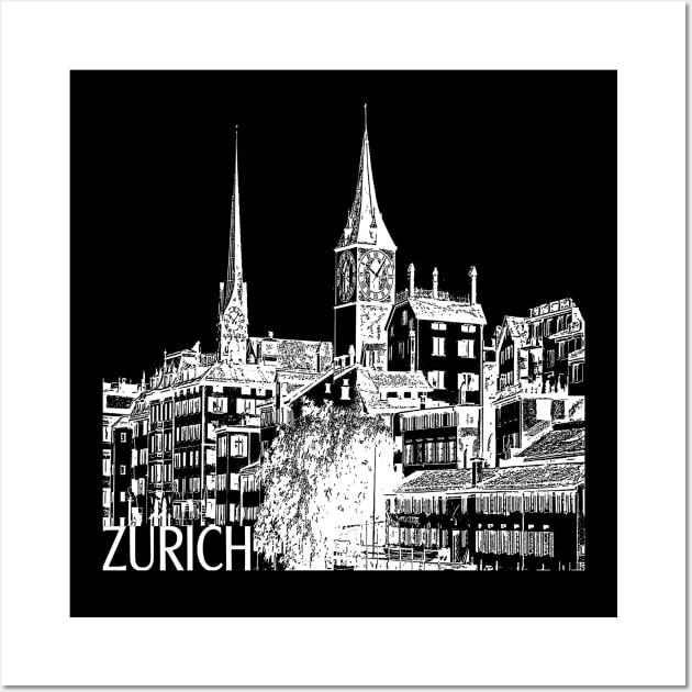 Zurich Wall Art by TravelTs